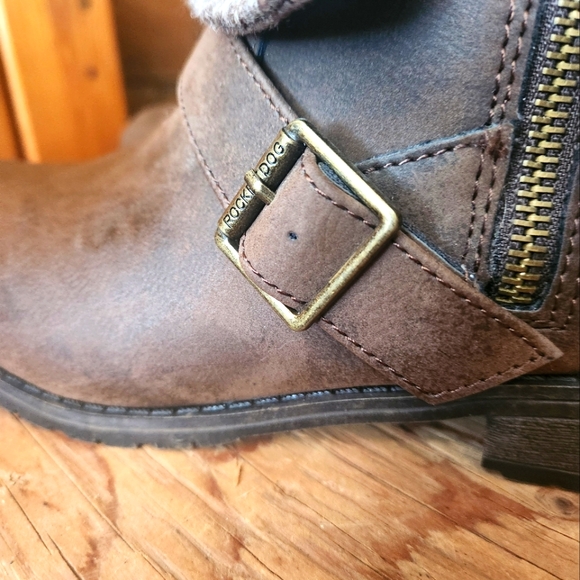 ROCKETDOG BENTLEY GRAHAM BROWN SUEDE ANKLE BOOT- WOMENS SIZE 8 - Picture 7 of 7